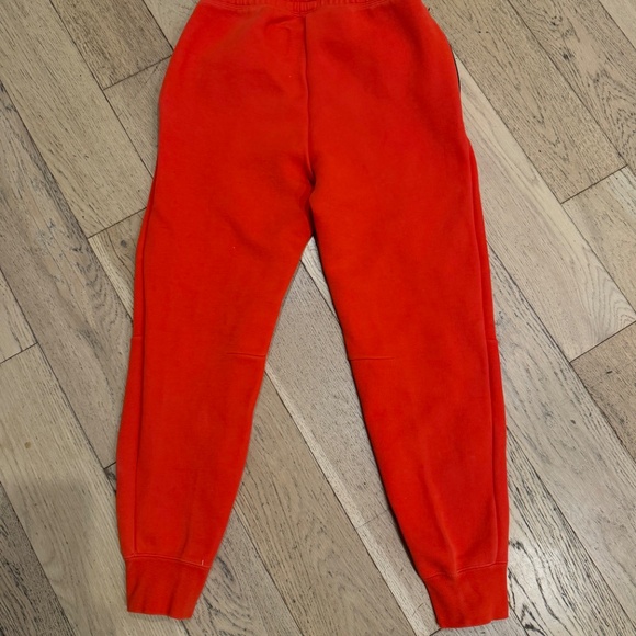 Nike Tech 2025 Fleece Sweatpants Small Orange - Picture 3 of 5